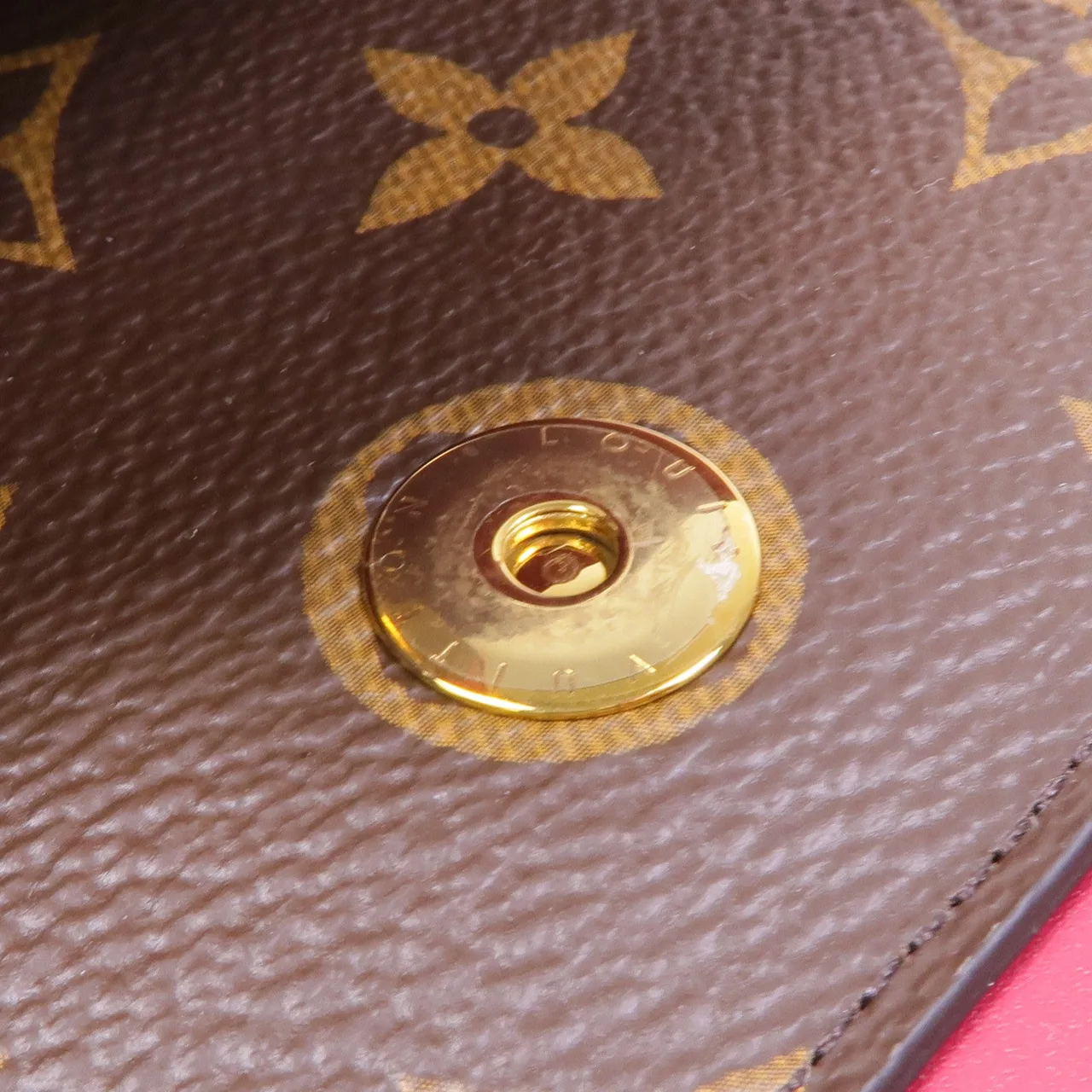 LOUIS VUITTON M67404 肩背包 塗層帆布 棕色 / 紅色 / Red/Brown 塗層帆布 中古品A - 縮圖 15