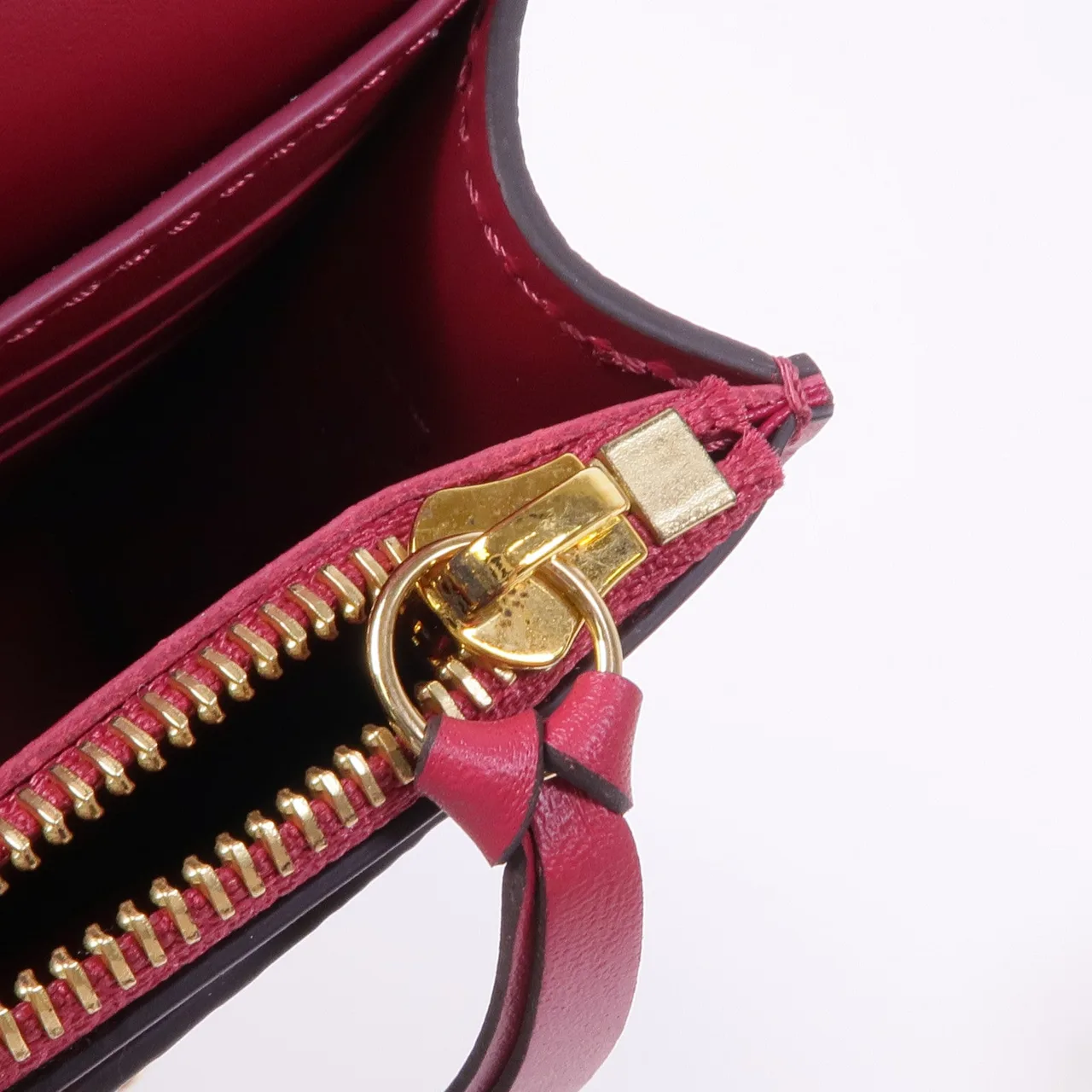 LOUIS VUITTON M67404 肩背包 塗層帆布 棕色 / 紅色 / Red/Brown 塗層帆布 中古品A - 縮圖 16