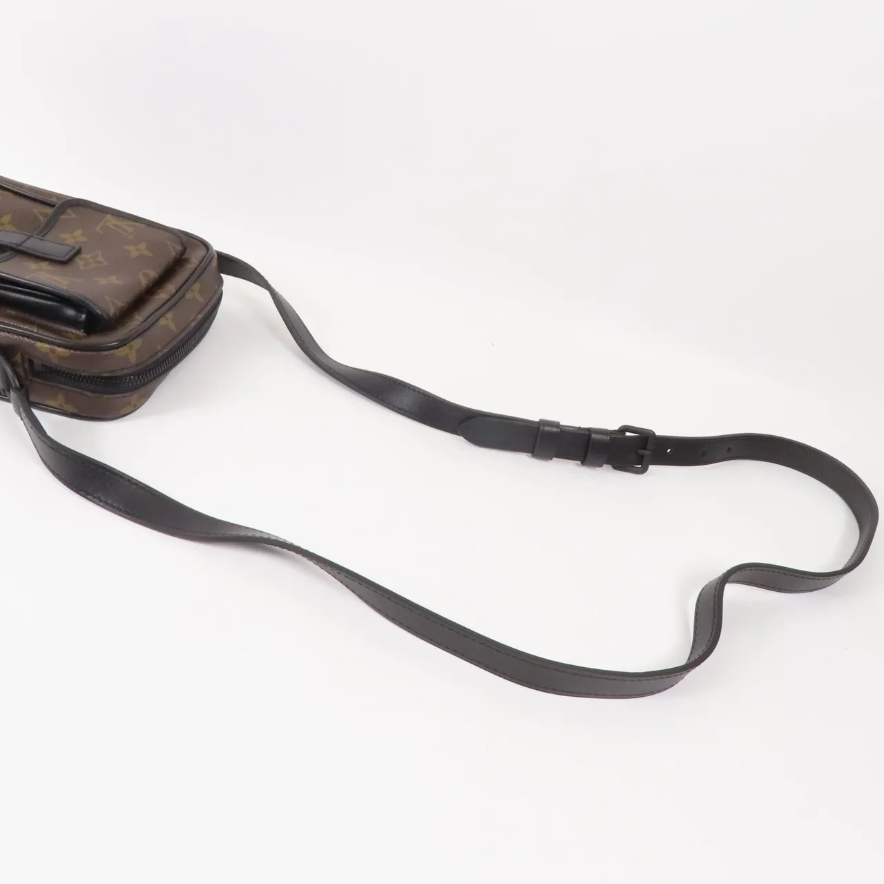 LOUIS VUITTON Christopher M69404 肩背包 塗層帆布 棕色 / 黑色 塗層帆布 中古品A - 縮圖 5