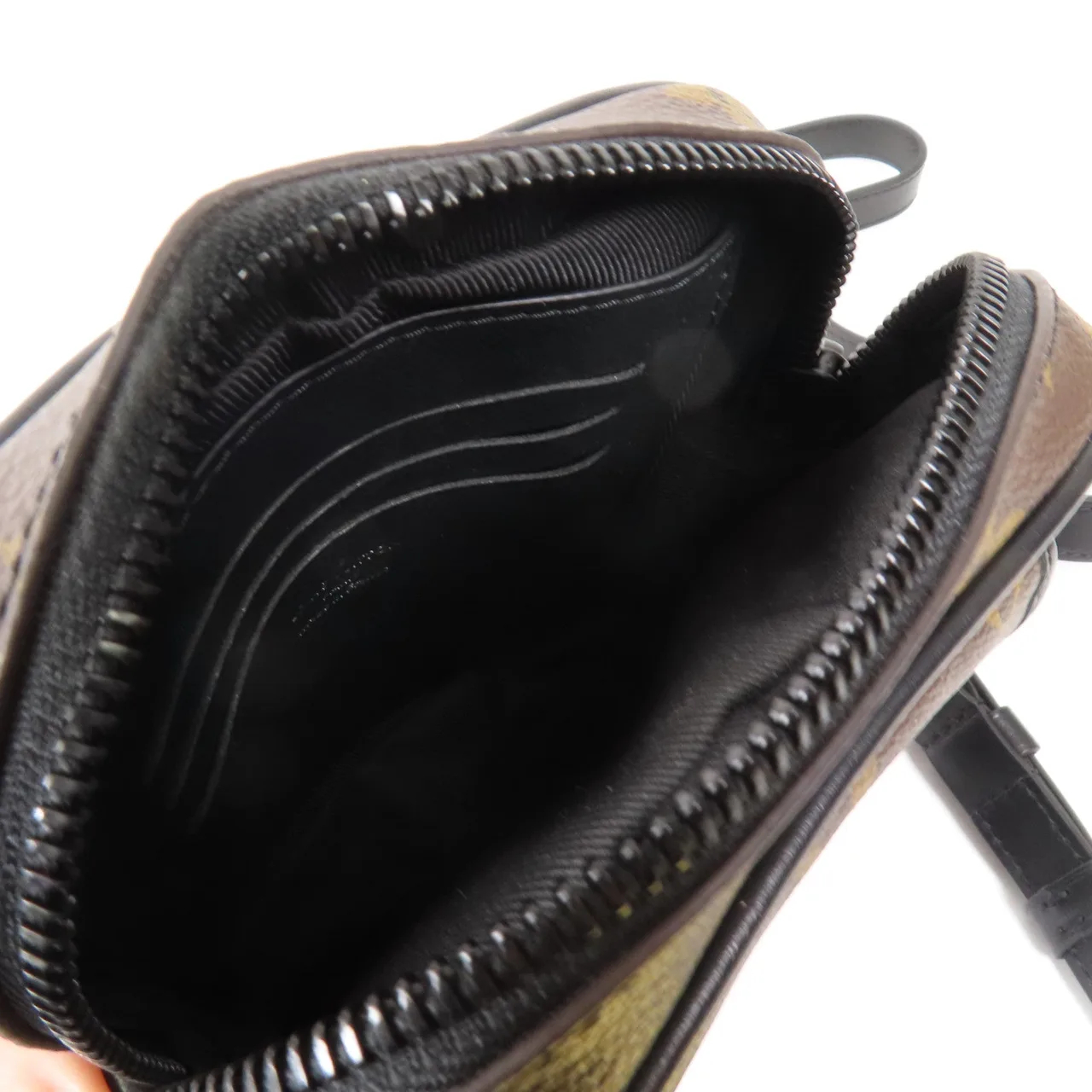 LOUIS VUITTON Christopher M69404 肩背包 塗層帆布 棕色 / 黑色 塗層帆布 中古品A - 縮圖 9