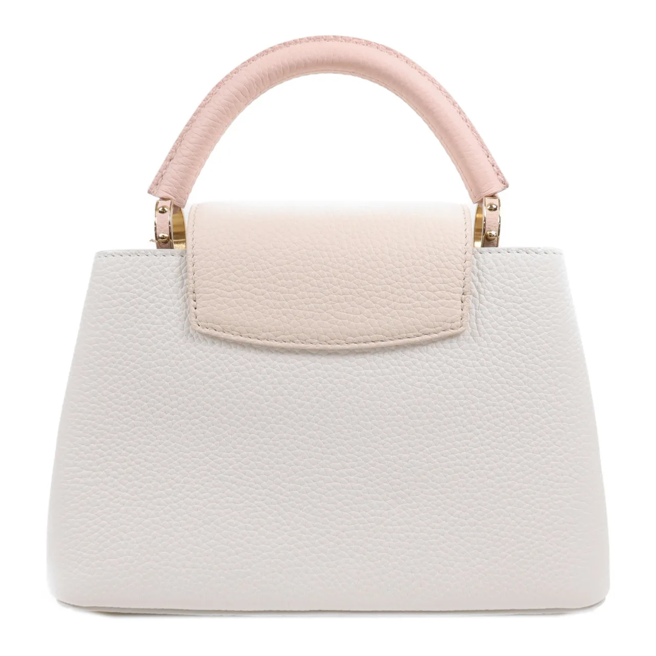 LOUIS VUITTON Capucines M11343 兩用包 牛皮 白色 / 粉色 / White/Pink 牛皮 新品 - 縮圖 2