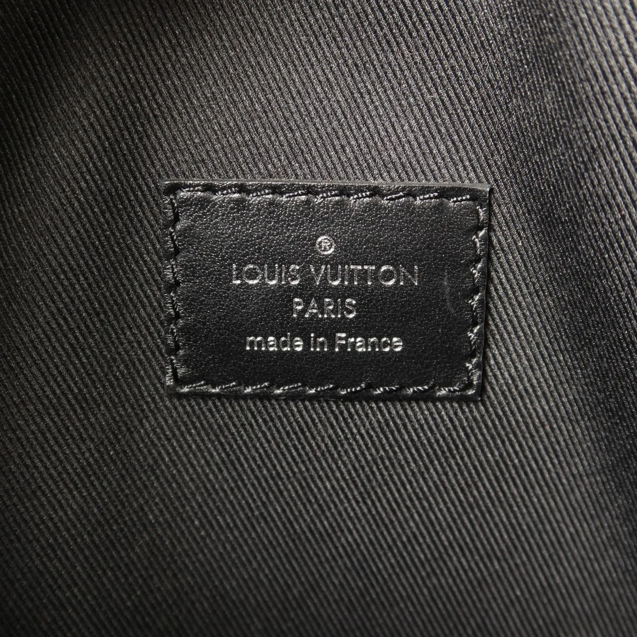 LOUIS VUITTON Soft Trunk M44730 肩背包 塗層帆布 黑色 塗層帆布 中古品A - 縮圖 7