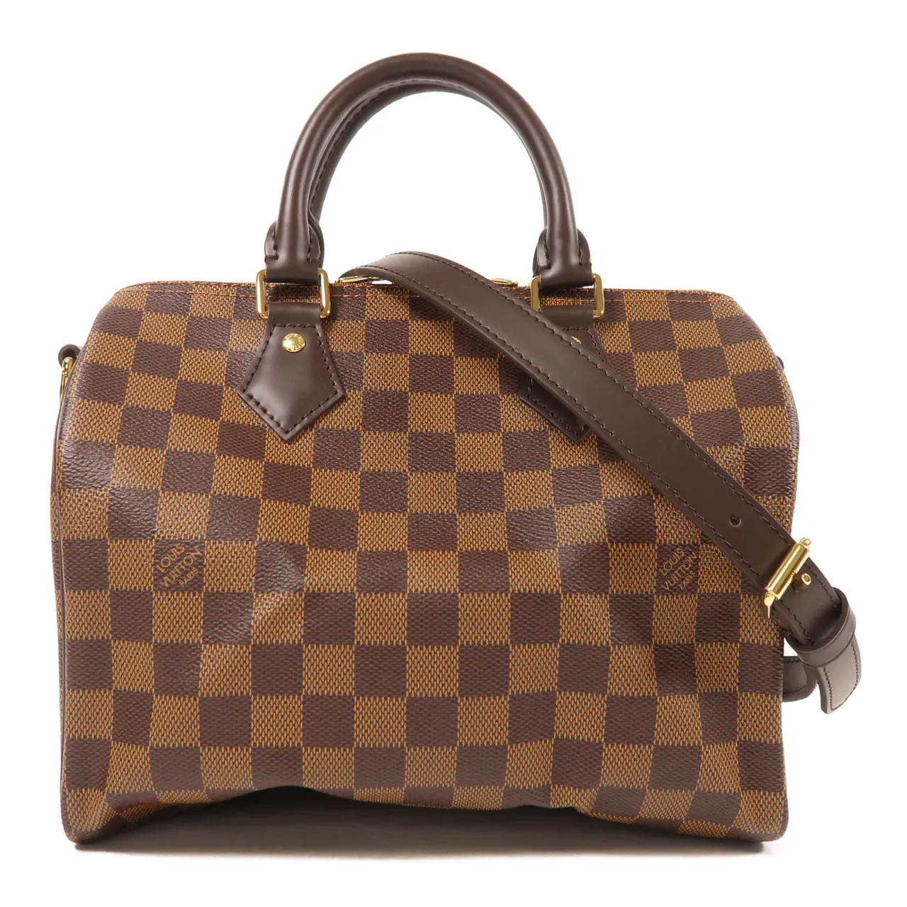 LOUIS VUITTON Speedy Bandouliere N40575 手提包 塗層帆布 棕色