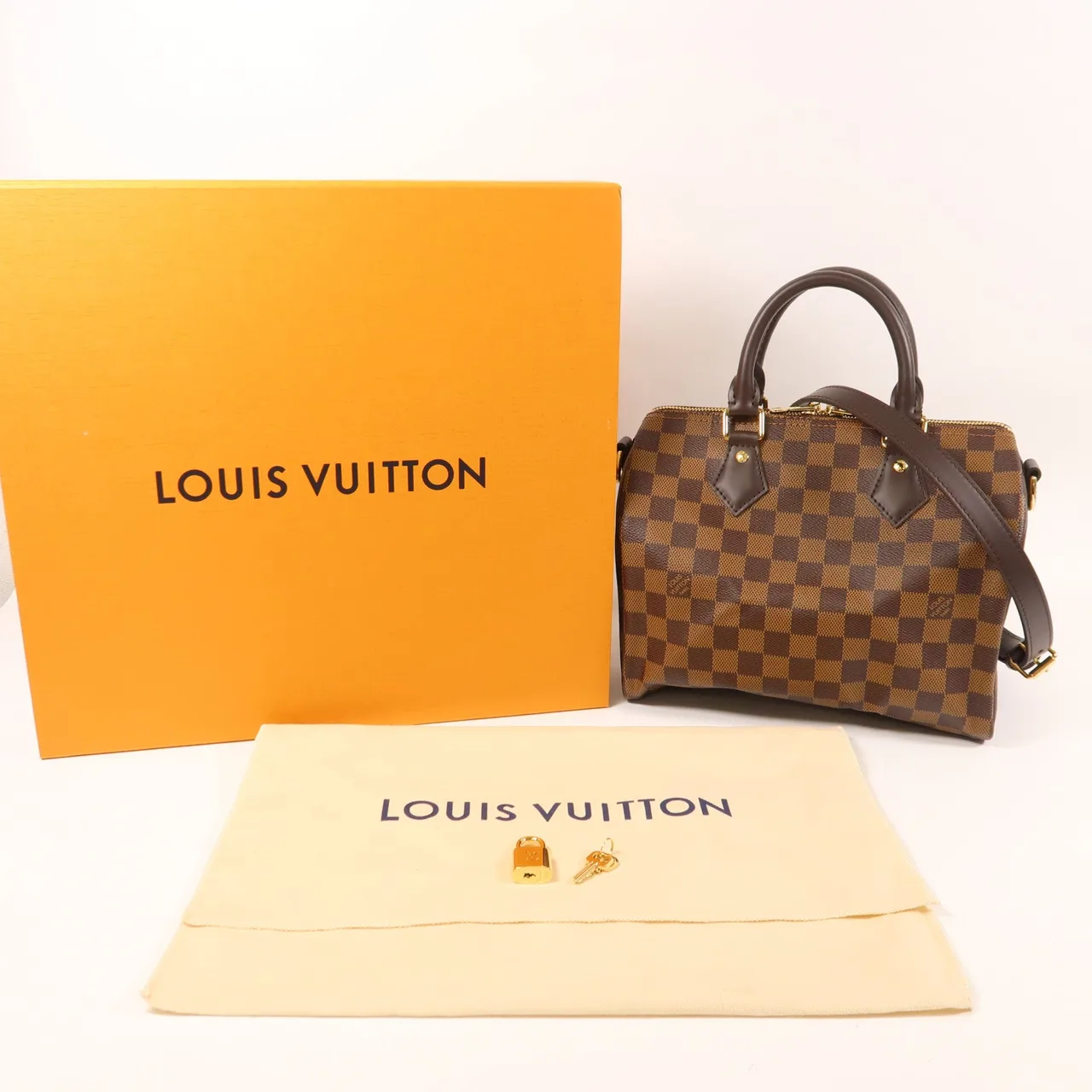 LOUIS VUITTON Speedy Bandouliere N40575 手提包 塗層帆布 棕色 塗層帆布 新品 - 縮圖 8