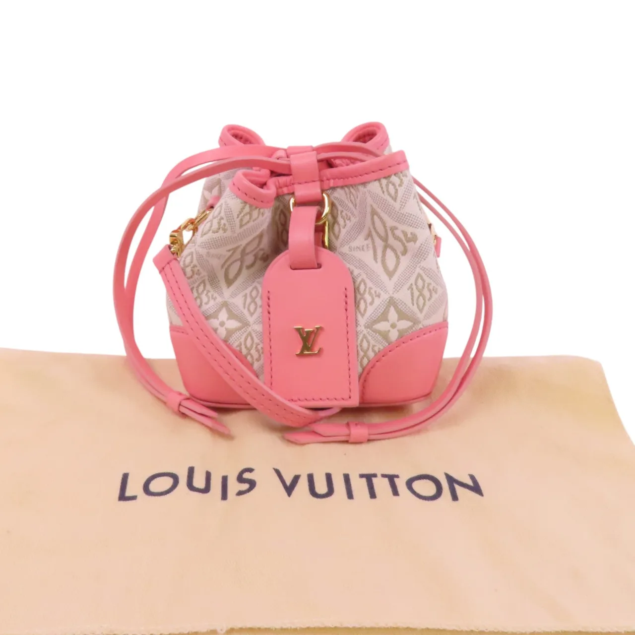 LOUIS VUITTON Noe M81112 肩背包 帆布 粉色 / Pink 帆布 中古品A - 縮圖 10
