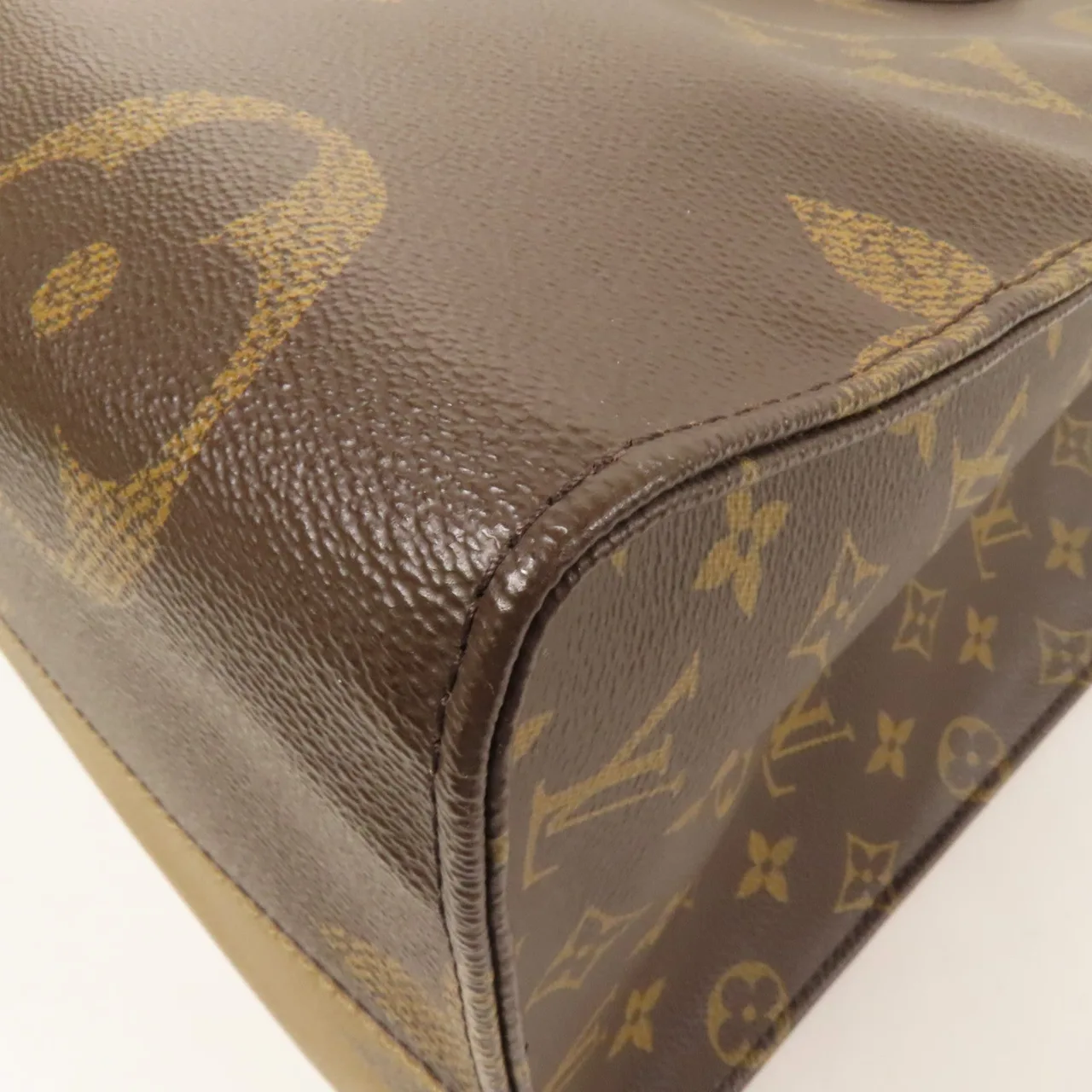 LOUIS VUITTON OnTheGo M45320 兩用包 塗層帆布 棕色 塗層帆布 中古品A - 縮圖 11