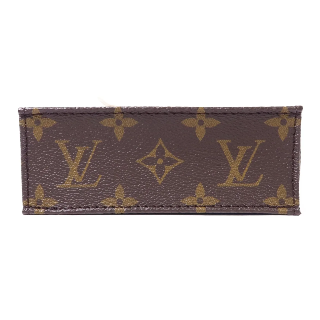 LOUIS VUITTON Petit Sac Plat M69442 兩用包 塗層帆布 棕色 塗層帆布 中古品A - 縮圖 4
