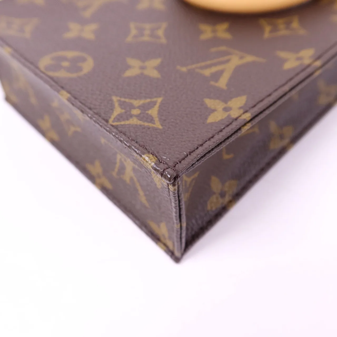 LOUIS VUITTON Petit Sac Plat M69442 兩用包 塗層帆布 棕色 塗層帆布 中古品A - 縮圖 12