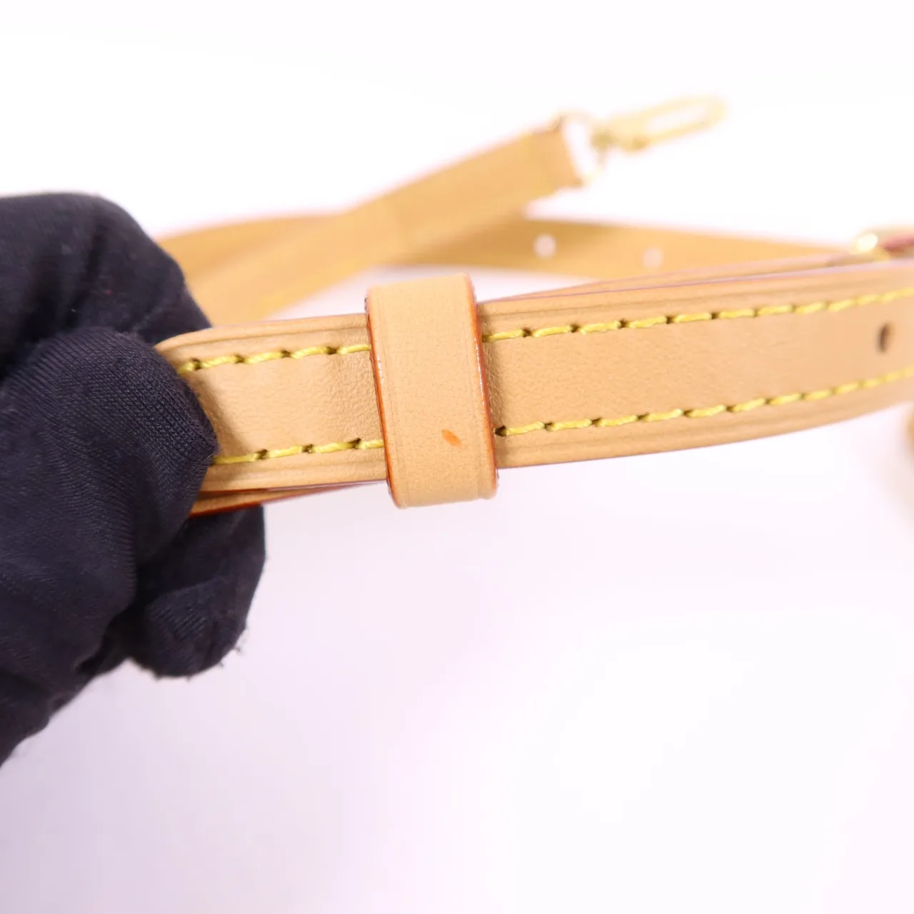 LOUIS VUITTON Petit Sac Plat M69442 兩用包 塗層帆布 棕色 塗層帆布 中古品A - 縮圖 14