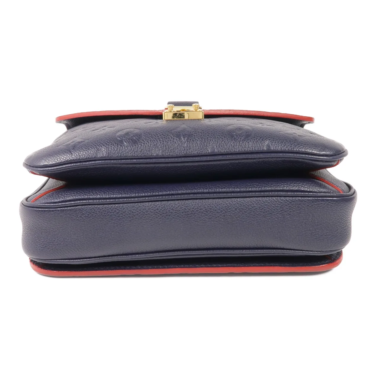 LOUIS VUITTON Pochette Metis M44071 兩用包 牛皮 海軍藍 牛皮 中古品A - 縮圖 4