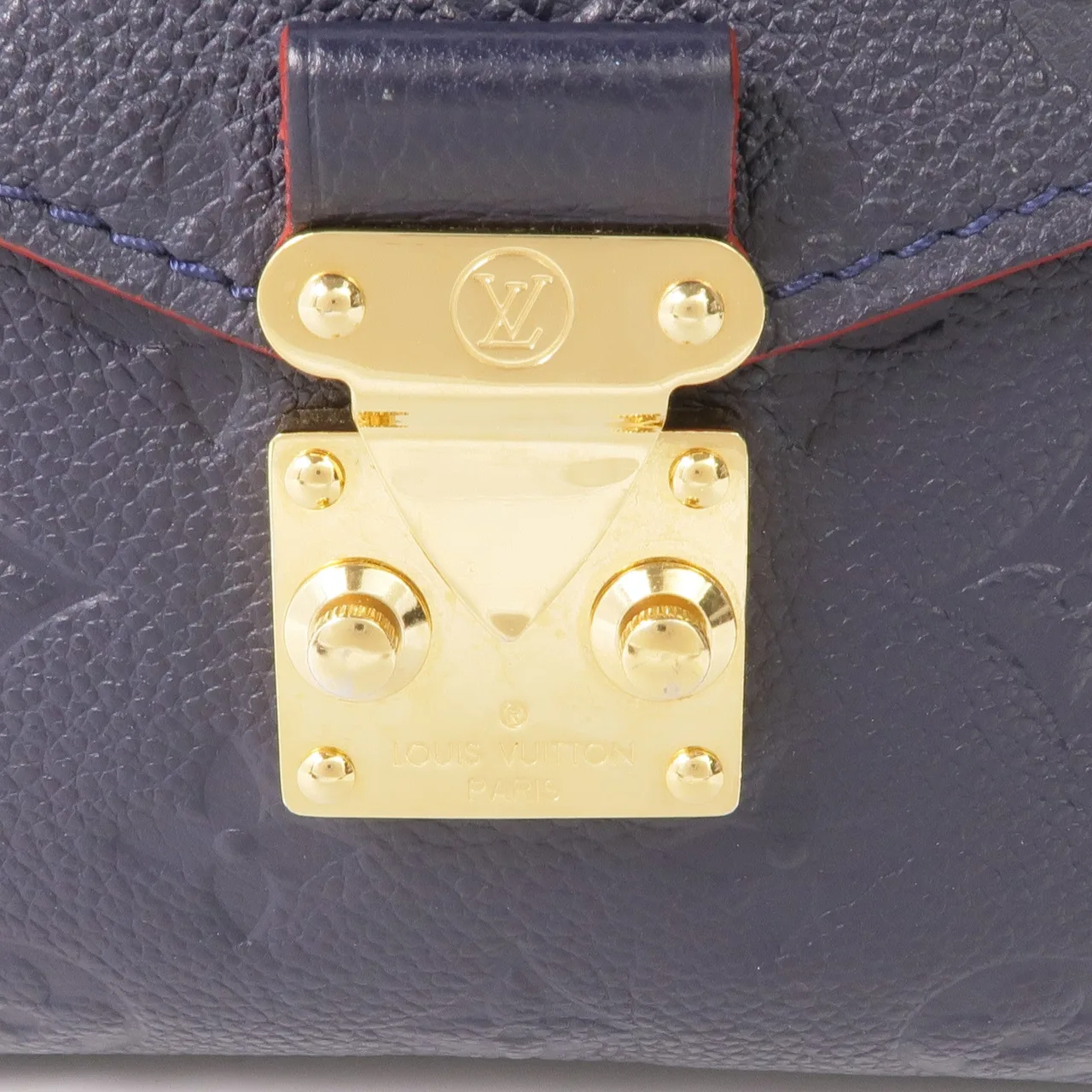 LOUIS VUITTON Pochette Metis M44071 兩用包 牛皮 海軍藍 牛皮 中古品A - 縮圖 7