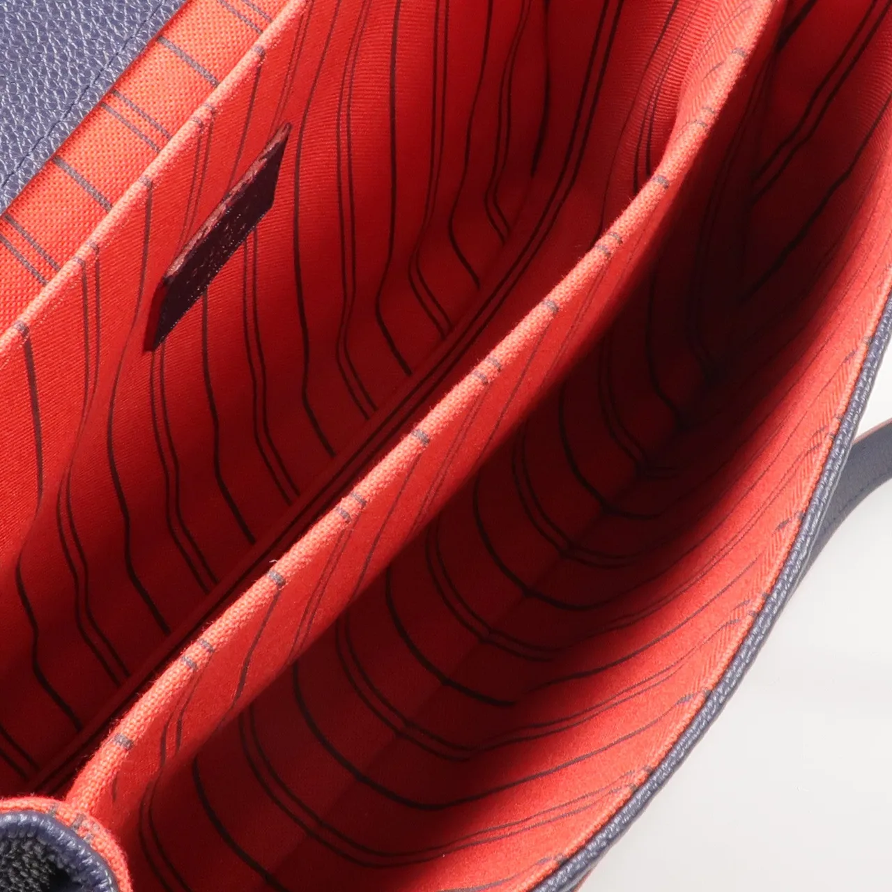 LOUIS VUITTON Pochette Metis M44071 兩用包 牛皮 海軍藍 牛皮 中古品A - 縮圖 9