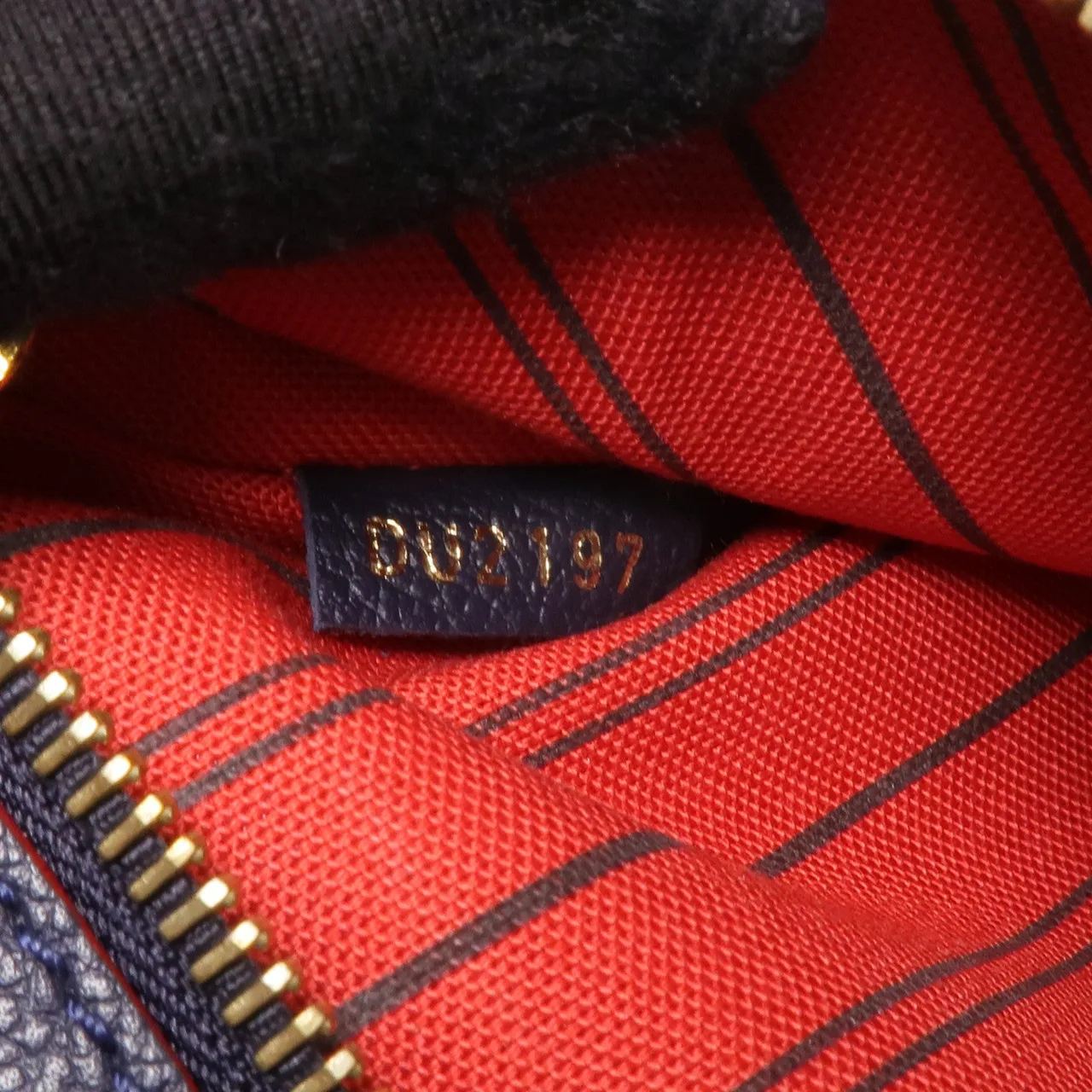 LOUIS VUITTON Pochette Metis M44071 兩用包 牛皮 海軍藍 牛皮 中古品A - 縮圖 12