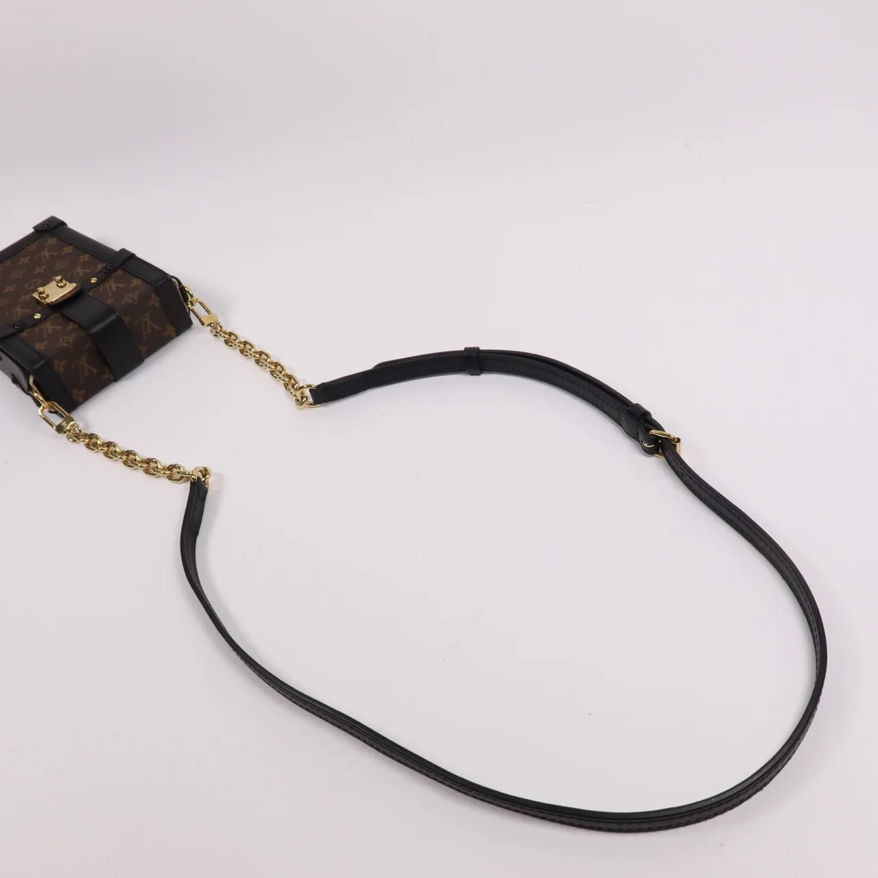 LOUIS VUITTON Trunk M63913 肩背包 塗層帆布 棕色 / Brown 塗層帆布 中古品A - 縮圖 7