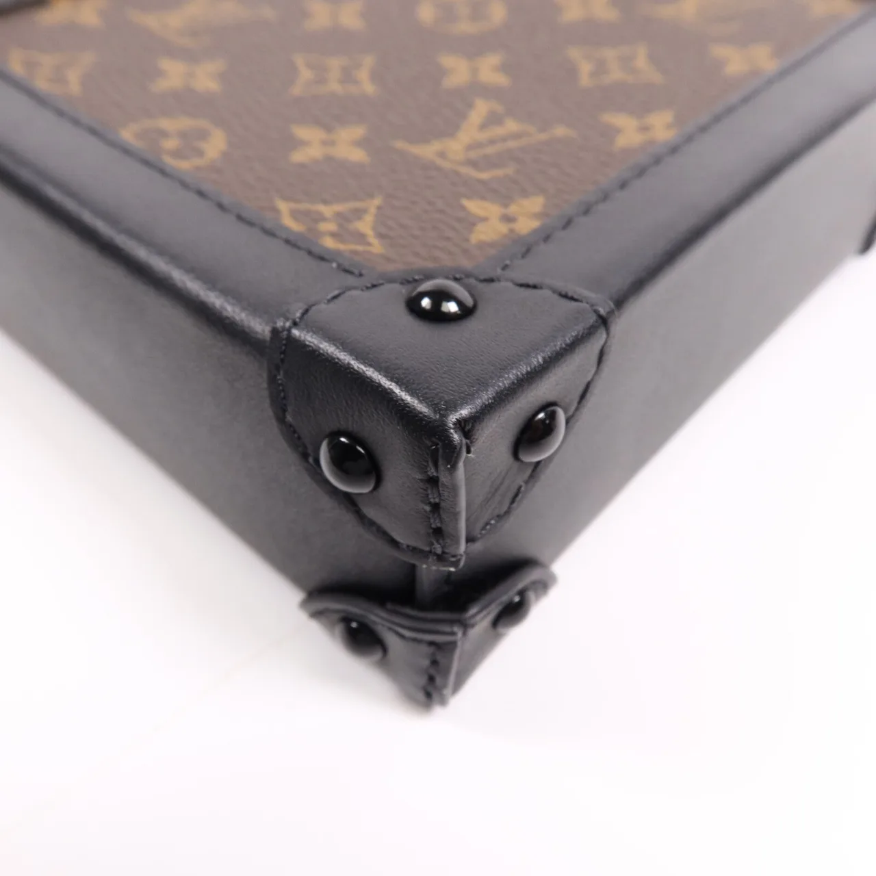 LOUIS VUITTON Trunk M63913 肩背包 塗層帆布 棕色 / Brown 塗層帆布 中古品A - 縮圖 11