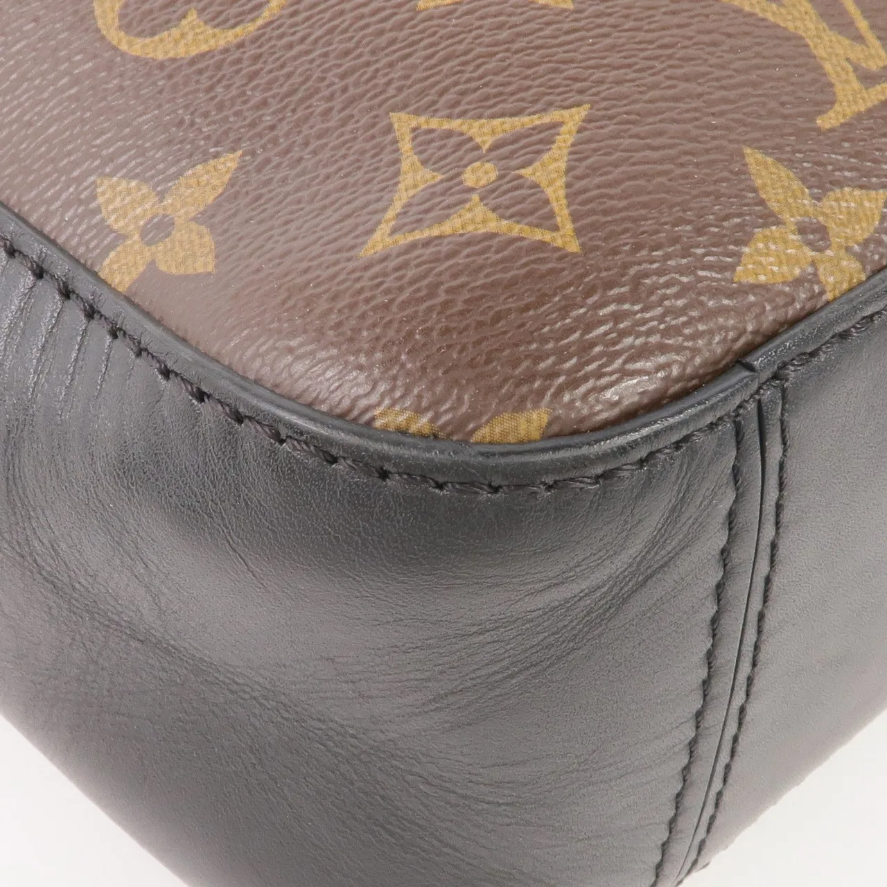 LOUIS VUITTON Saintonge M43555 兩用包 塗層帆布 棕色 / 黑色 塗層帆布 中古品A - 縮圖 7