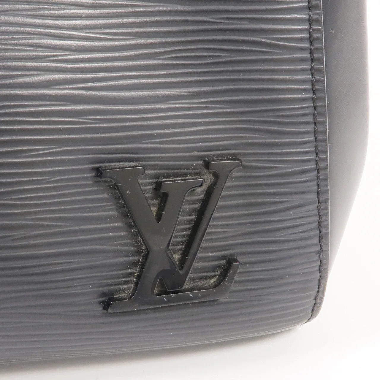 LOUIS VUITTON Cluny M41302 兩用包 牛皮 黑色 牛皮 中古品B - 縮圖 10