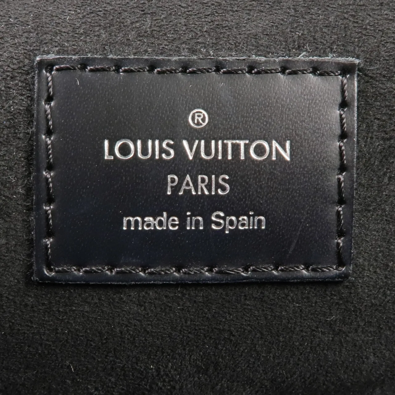 LOUIS VUITTON Cluny M41302 兩用包 牛皮 黑色 牛皮 中古品B - 縮圖 17