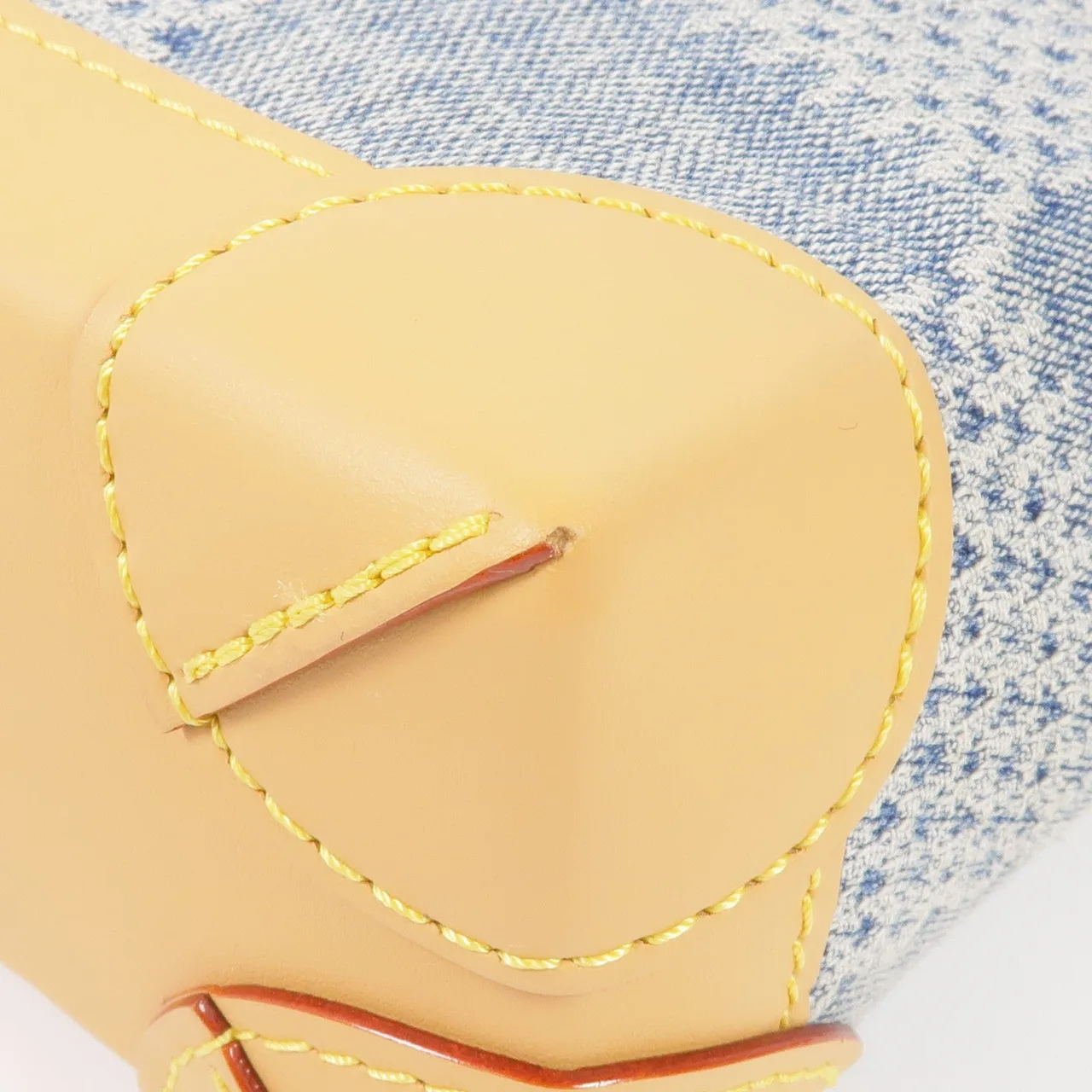 LOUIS VUITTON Steamer N40751 兩用包 牛皮 藍色 / 棕色 牛皮 新品同様 - 縮圖 6