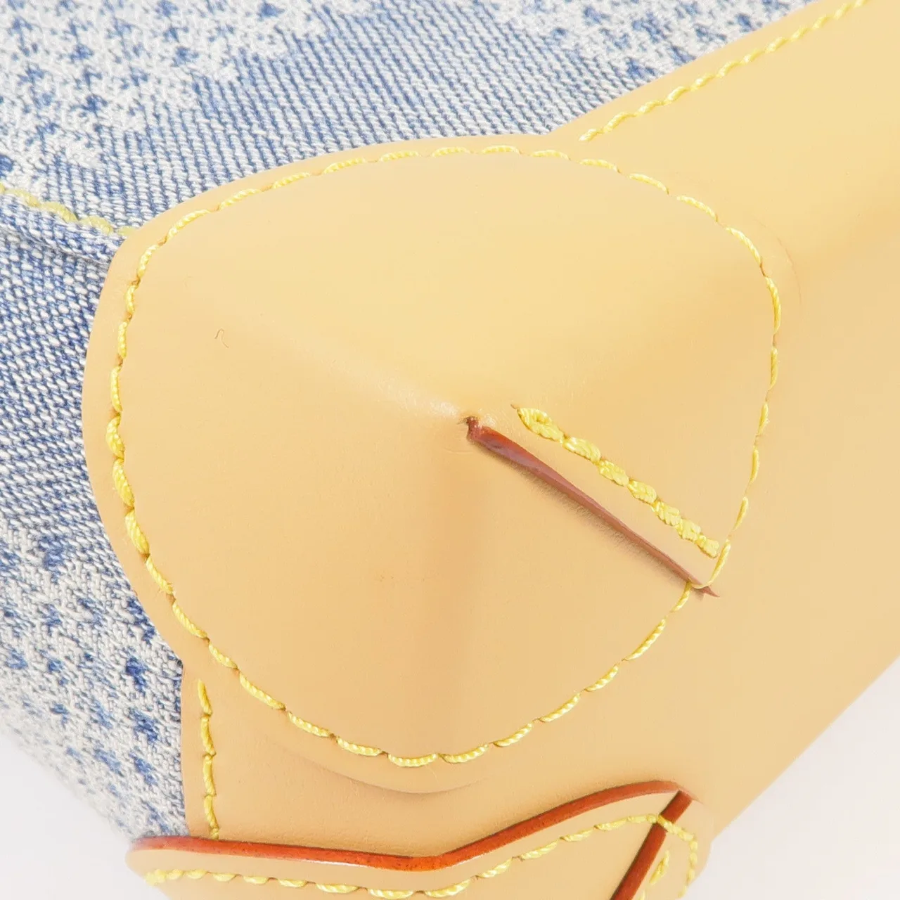 LOUIS VUITTON Steamer N40751 兩用包 牛皮 藍色 / 棕色 牛皮 新品同様 - 縮圖 9