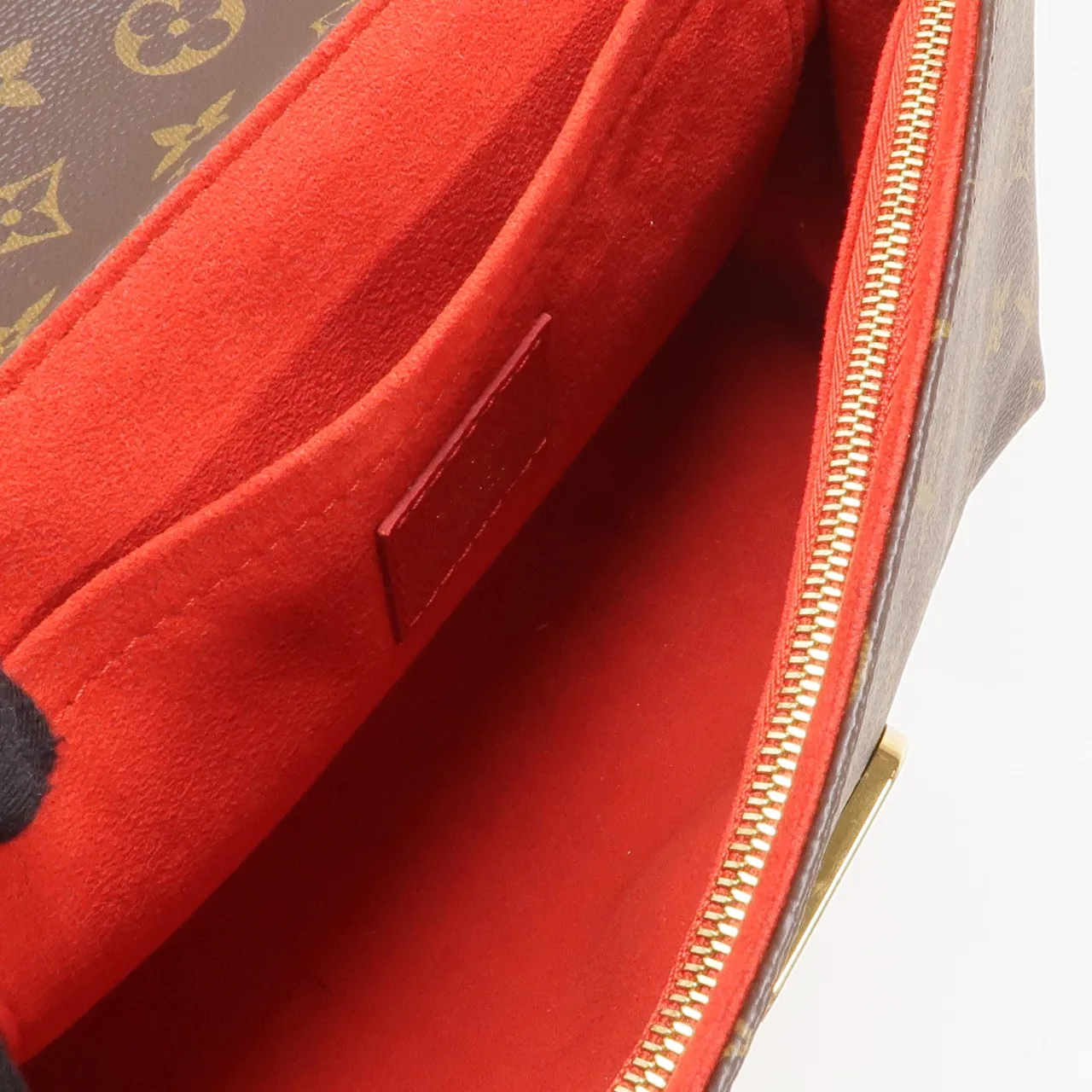 LOUIS VUITTON Saint Placide M43713 Shoulder Bag Coated Canvas 棕色 / 紅色 Coated Canvas Rank A - Thumbnail 12