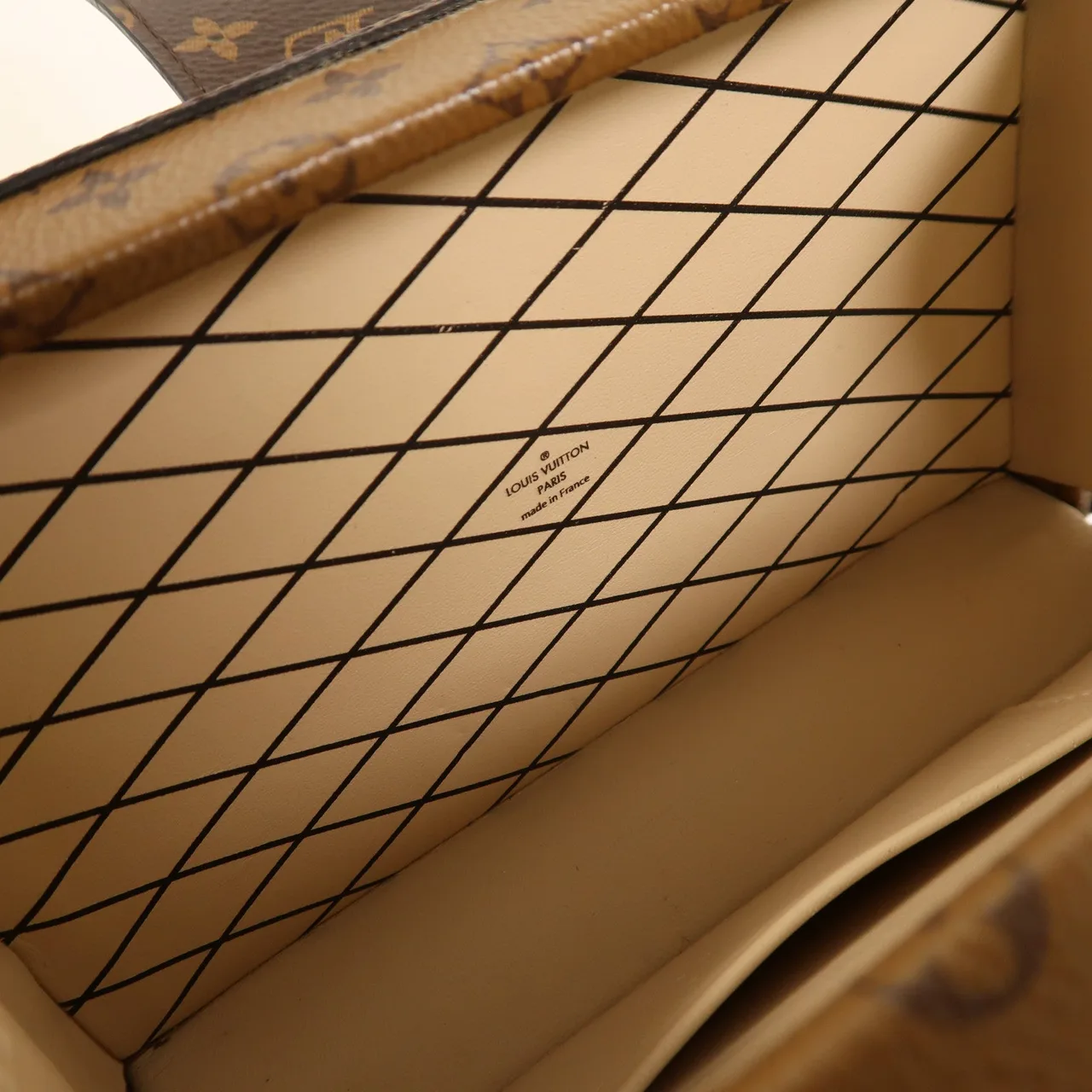 LOUIS VUITTON Petite Malle M45960 Shoulder Bag Coated Canvas 棕色 / Brown Coated Canvas Rank A - Thumbnail 5