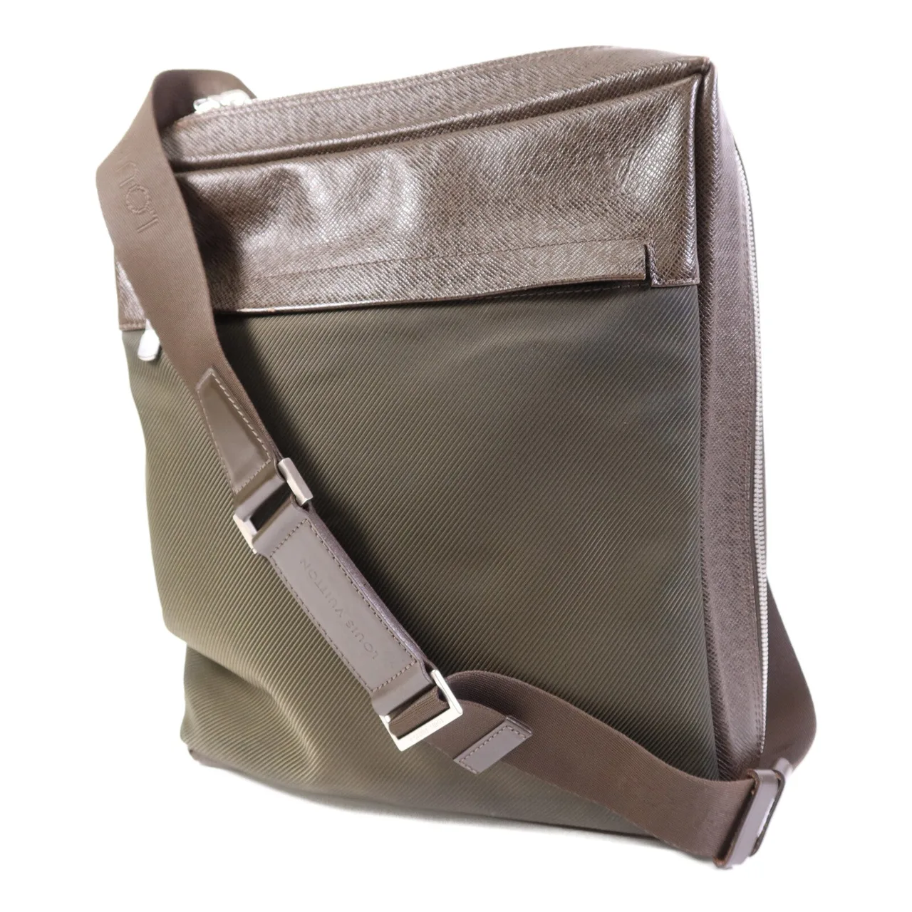 LOUIS VUITTON M30918 Shoulder Bag Calfskin 棕色 / 綠色 Calfskin Rank B - Thumbnail 3