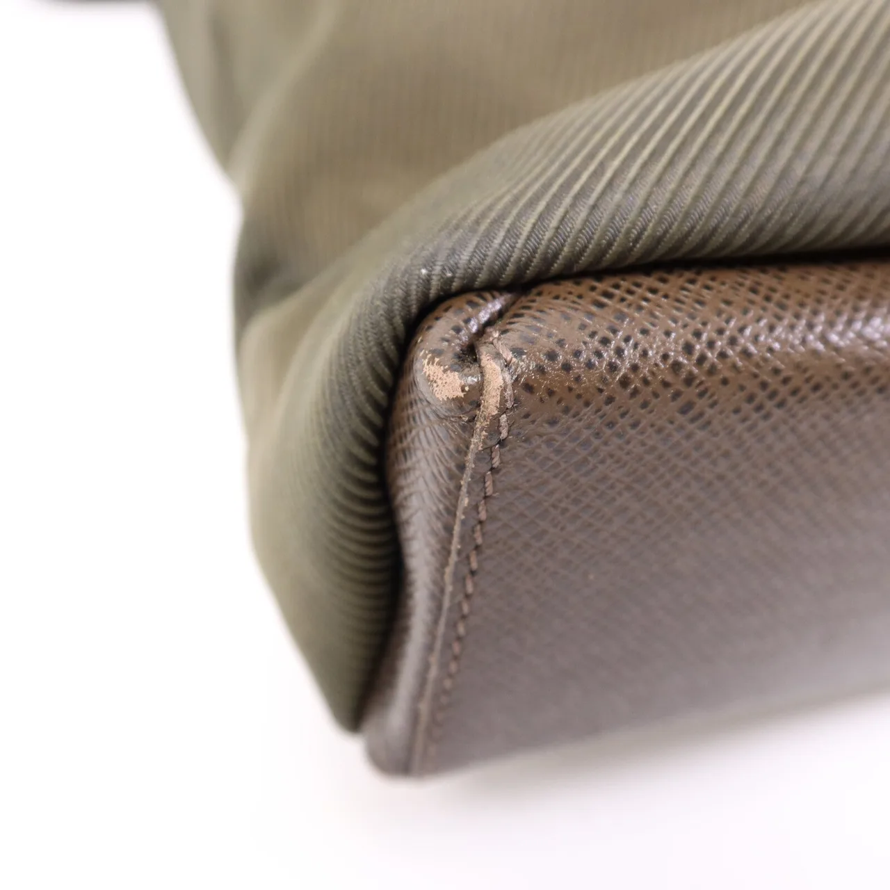 LOUIS VUITTON M30918 Shoulder Bag Calfskin 棕色 / 綠色 Calfskin Rank B - Thumbnail 6