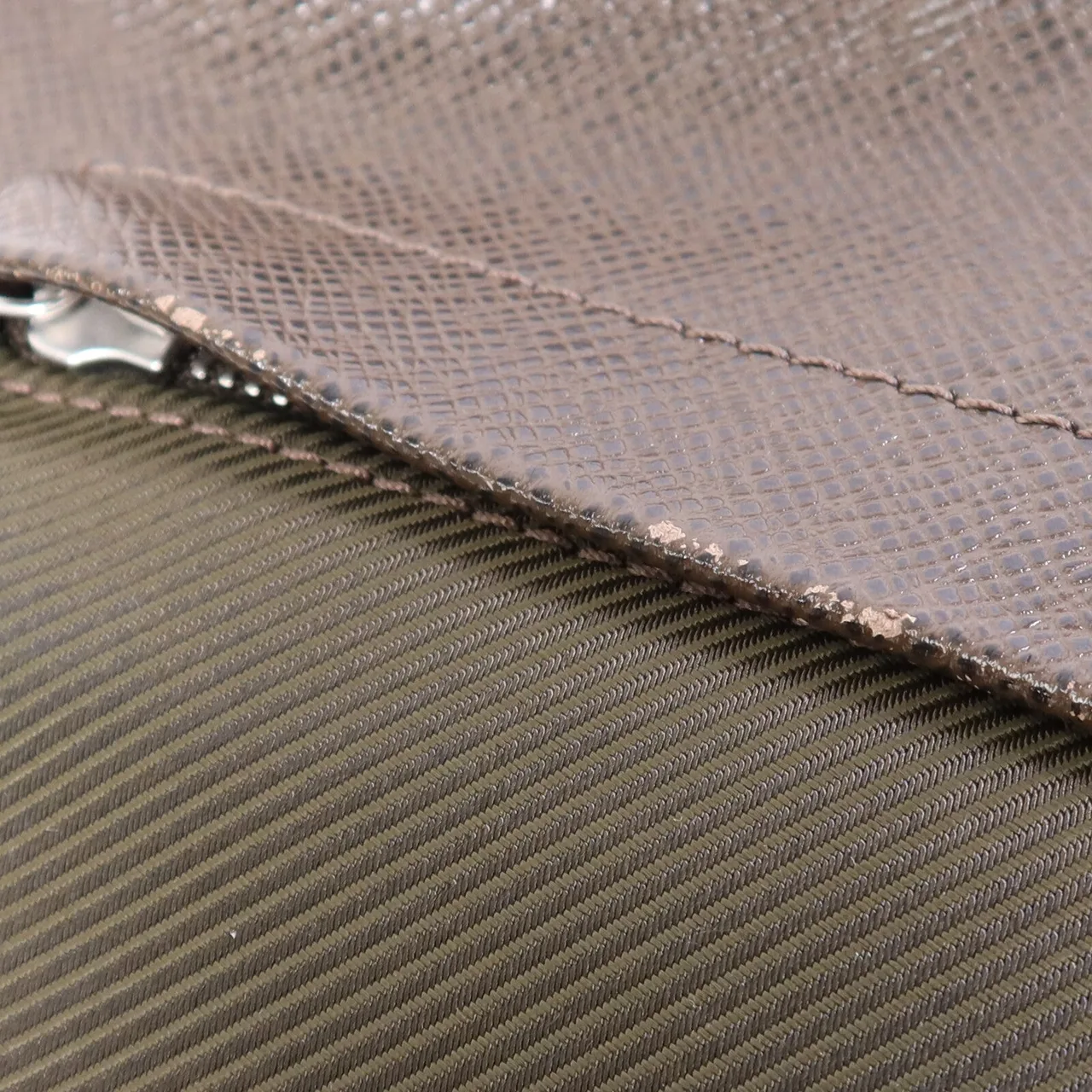 LOUIS VUITTON M30918 Shoulder Bag Calfskin 棕色 / 綠色 Calfskin Rank B - Thumbnail 15