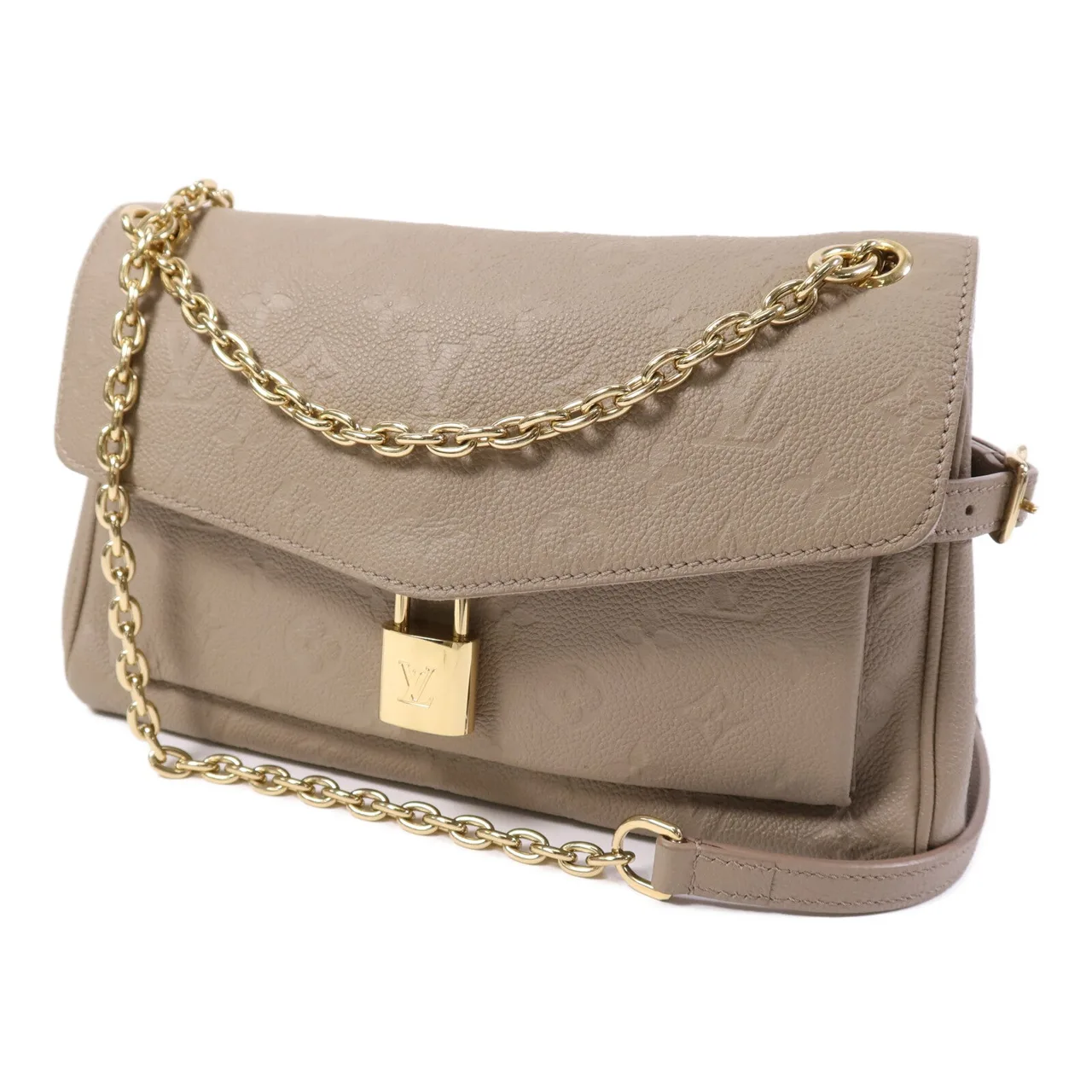 LOUIS VUITTON M14604 Shoulder Bag Calfskin 米色 Calfskin Rank A - Thumbnail 3