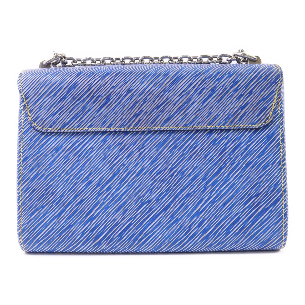 LOUIS VUITTON Twist M50271 Shoulder Bag Calfskin 藍色 Calfskin Rank B - Thumbnail 2