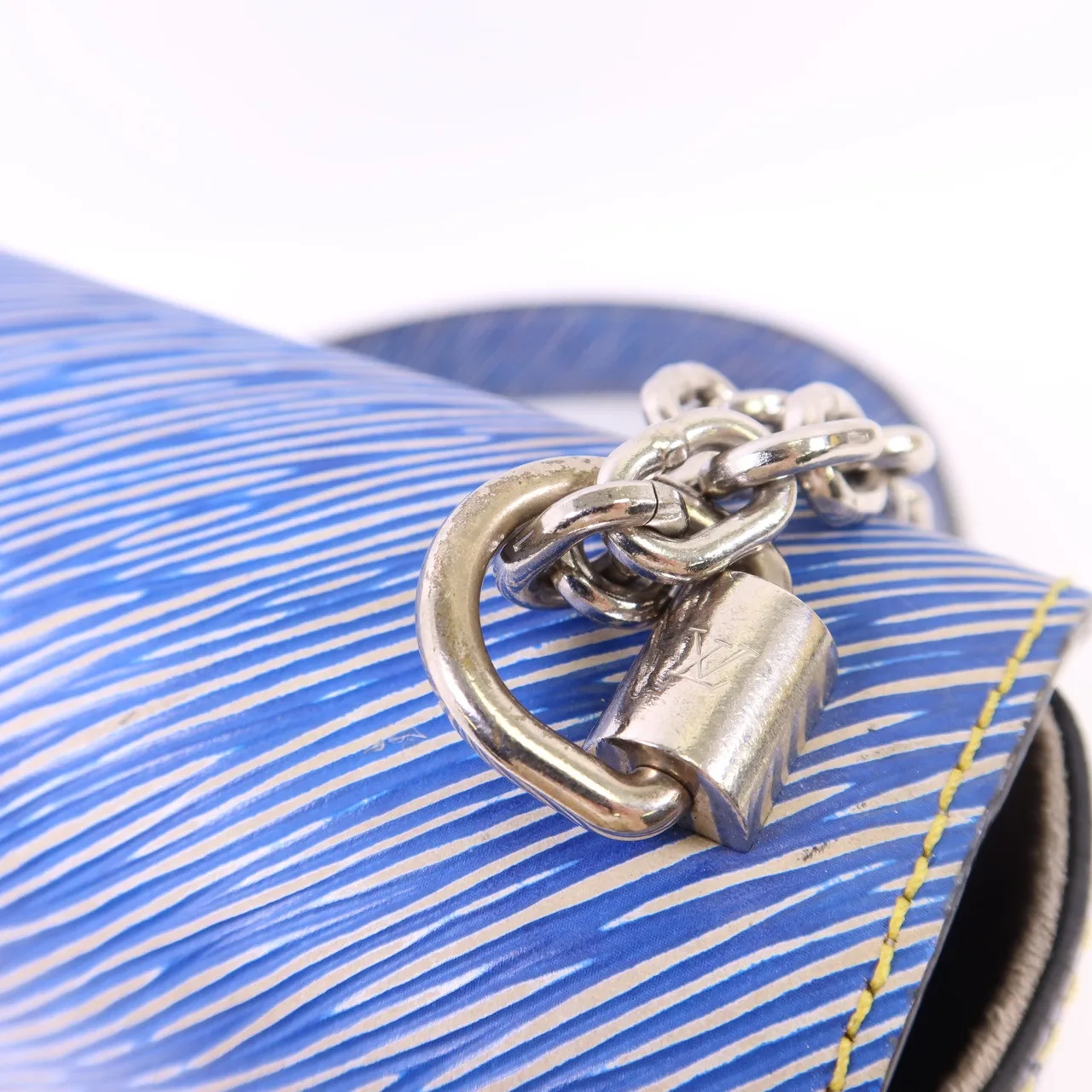 LOUIS VUITTON Twist M50271 Shoulder Bag Calfskin 藍色 Calfskin Rank B - Thumbnail 12