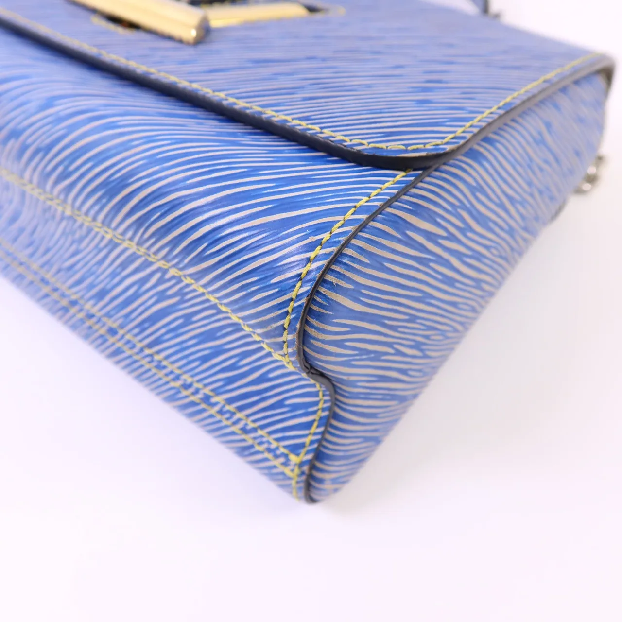 LOUIS VUITTON Twist M50271 Shoulder Bag Calfskin 藍色 Calfskin Rank B - Thumbnail 15