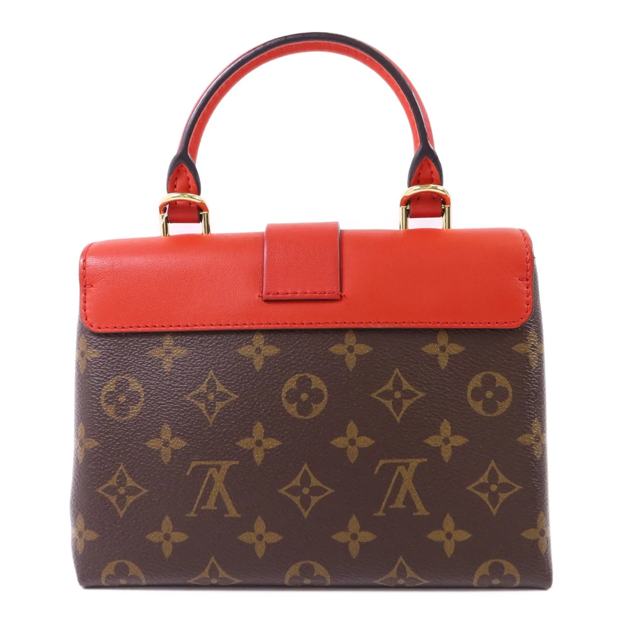 LOUIS VUITTON Locky M44322 2-Way Bag Coated Canvas 棕色 / 紅色 / Red Coated Canvas Rank A - Thumbnail 2