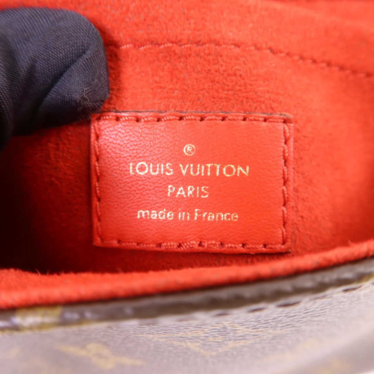 LOUIS VUITTON Locky M44322 2-Way Bag Coated Canvas 棕色 / 紅色 / Red Coated Canvas Rank A - Thumbnail 8