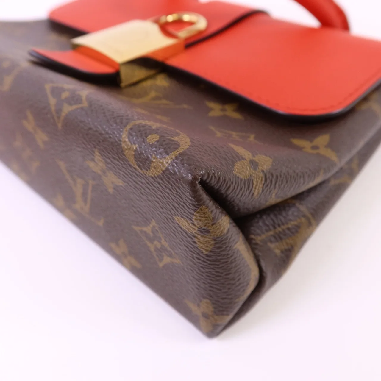 LOUIS VUITTON Locky M44322 2-Way Bag Coated Canvas 棕色 / 紅色 / Red Coated Canvas Rank A - Thumbnail 14