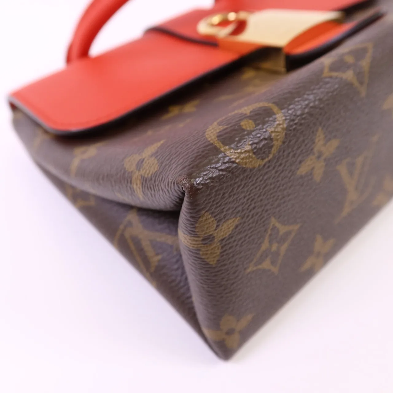 LOUIS VUITTON Locky M44322 2-Way Bag Coated Canvas 棕色 / 紅色 / Red Coated Canvas Rank A - Thumbnail 15
