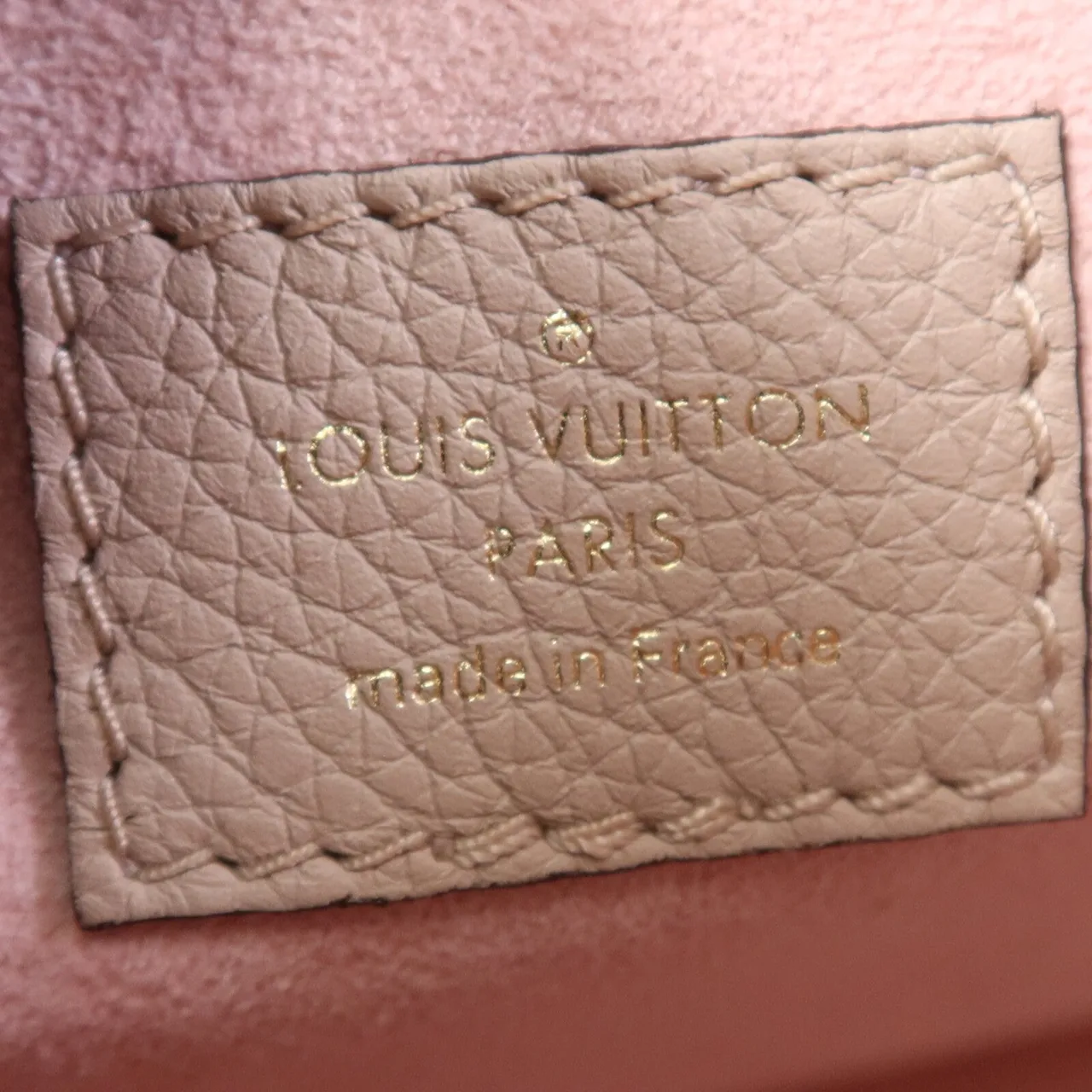 LOUIS VUITTON Lock Me M56137 Shoulder Bag Calfskin 米色 / Beige Calfskin Rank B - Thumbnail 13