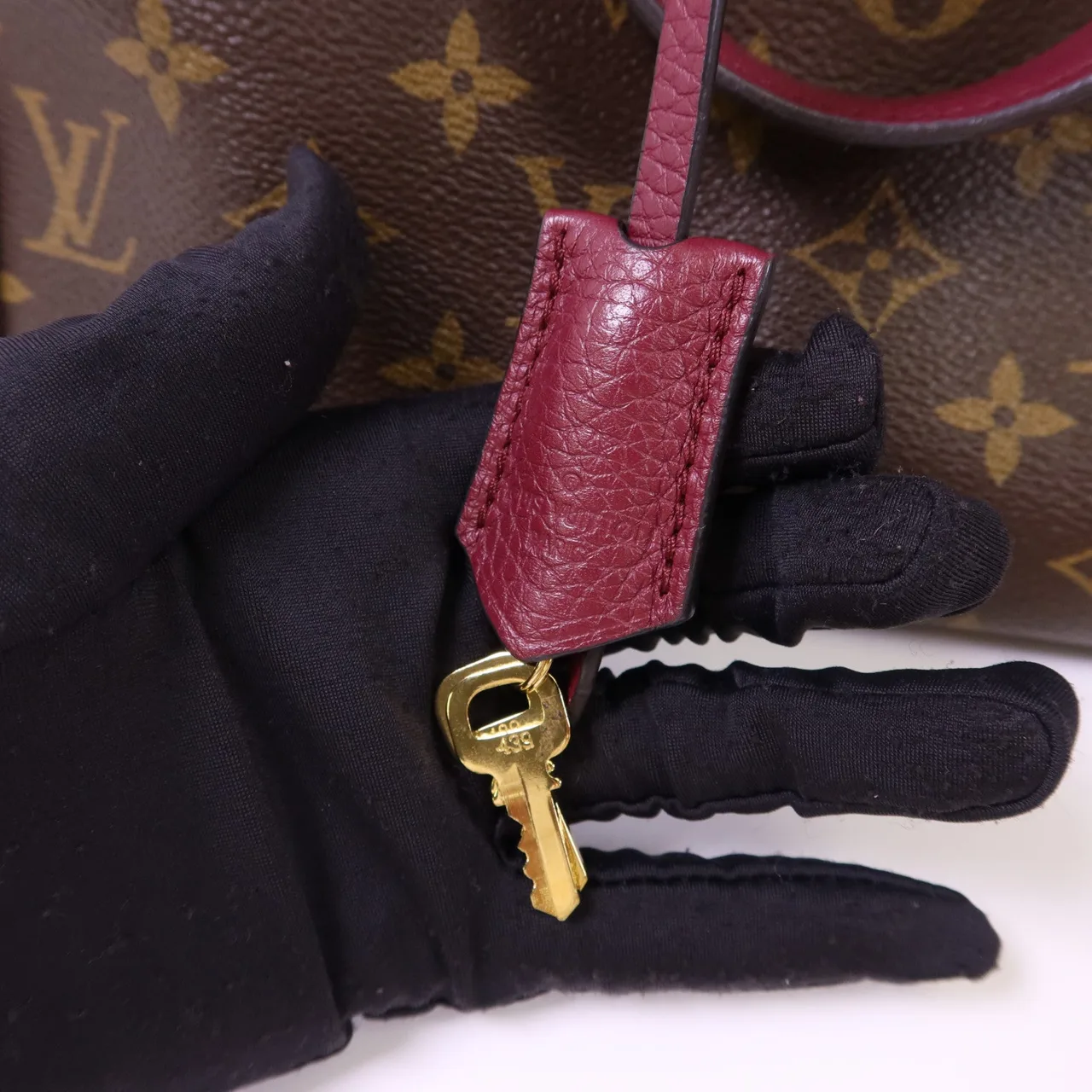 LOUIS VUITTON Retiro M40545 2-Way Bag Coated Canvas 棕色 / 紅色 Coated Canvas Rank B - Thumbnail 11