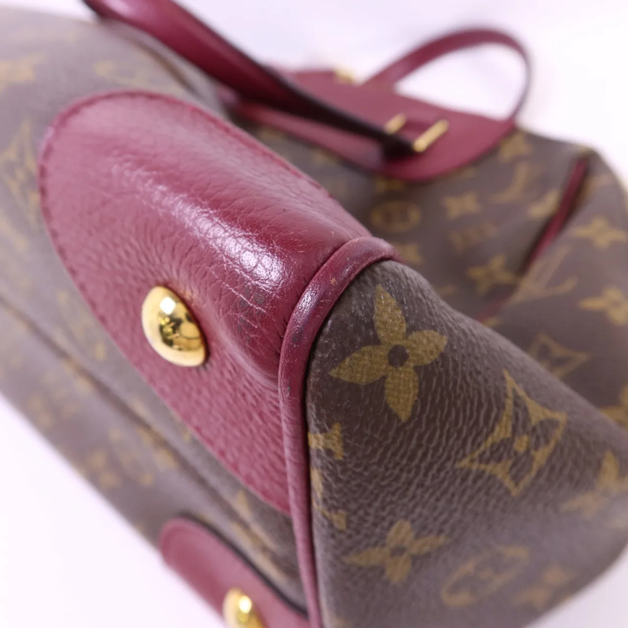 LOUIS VUITTON Retiro M40545 2-Way Bag Coated Canvas 棕色 / 紅色 Coated Canvas Rank B - Thumbnail 16