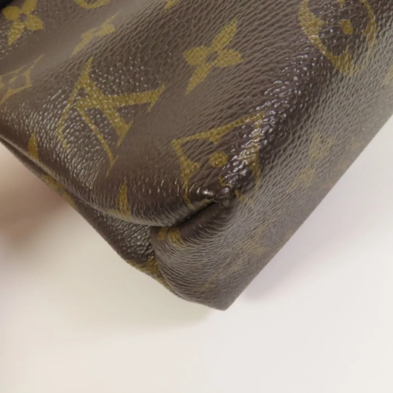 LOUIS VUITTON Saint Placide M43715 Shoulder Bag Coated Canvas 棕色 / Red/Brown Coated Canvas Rank A - Thumbnail 14