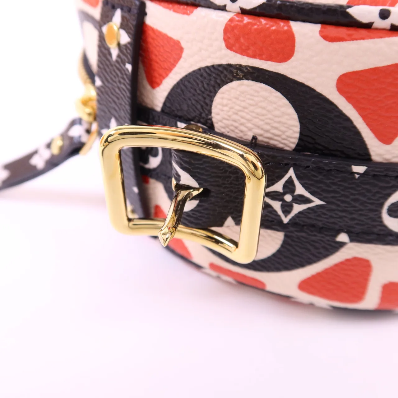 LOUIS VUITTON M45366 Shoulder Bag Coated Canvas 紅色 / 白色 Coated Canvas Rank A - Thumbnail 10
