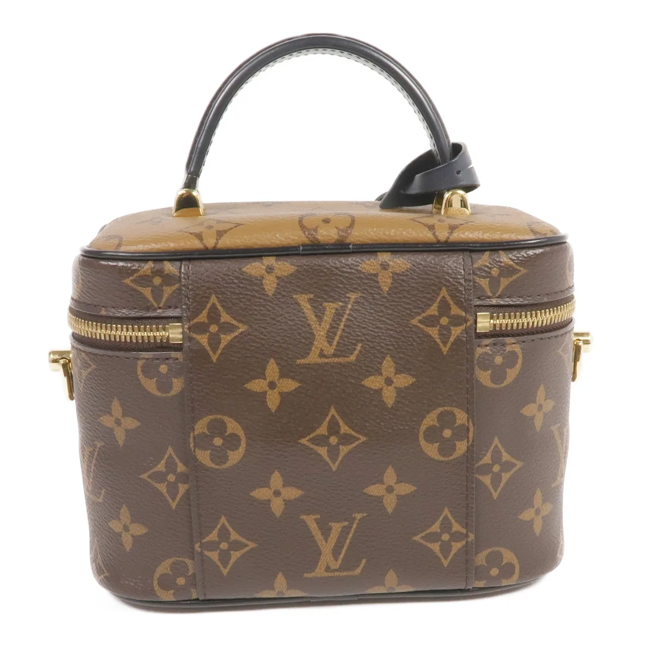 LOUIS VUITTON Vanity M45165 2-Way Bag Coated Canvas 棕色 Coated Canvas Rank A - Thumbnail 2