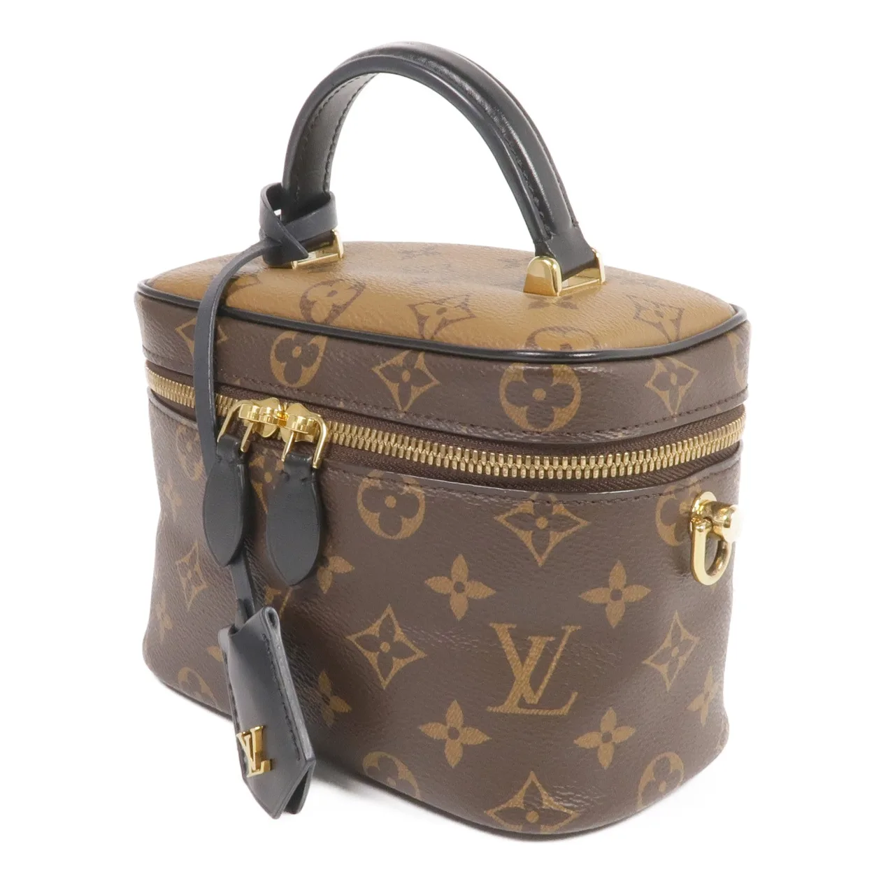 LOUIS VUITTON Vanity M45165 2-Way Bag Coated Canvas 棕色 Coated Canvas Rank A - Thumbnail 3