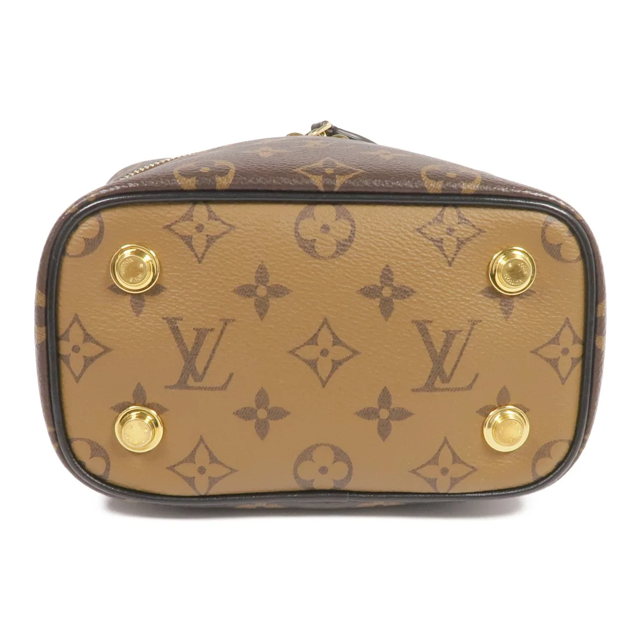 LOUIS VUITTON Vanity M45165 2-Way Bag Coated Canvas 棕色 Coated Canvas Rank A - Thumbnail 4
