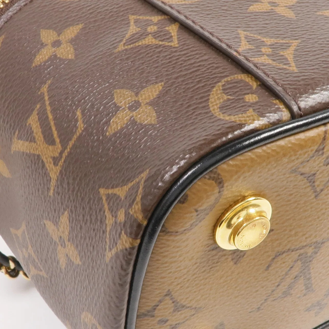 LOUIS VUITTON Vanity M45165 2-Way Bag Coated Canvas 棕色 Coated Canvas Rank A - Thumbnail 9