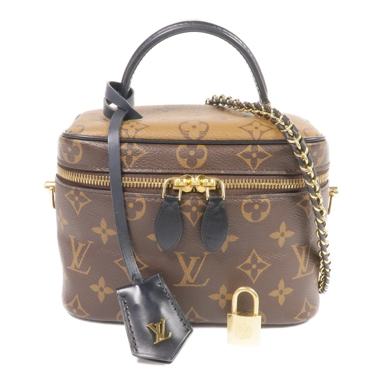 LOUIS VUITTON Vanity M45165 2-Way Bag Coated Canvas 棕色 Coated Canvas Rank A - Thumbnail 16