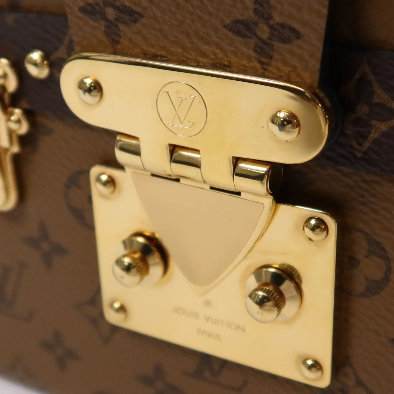 LOUIS VUITTON Petite Malle M45960 肩背包 塗層帆布 棕色 塗層帆布 中古品A - 縮圖 12