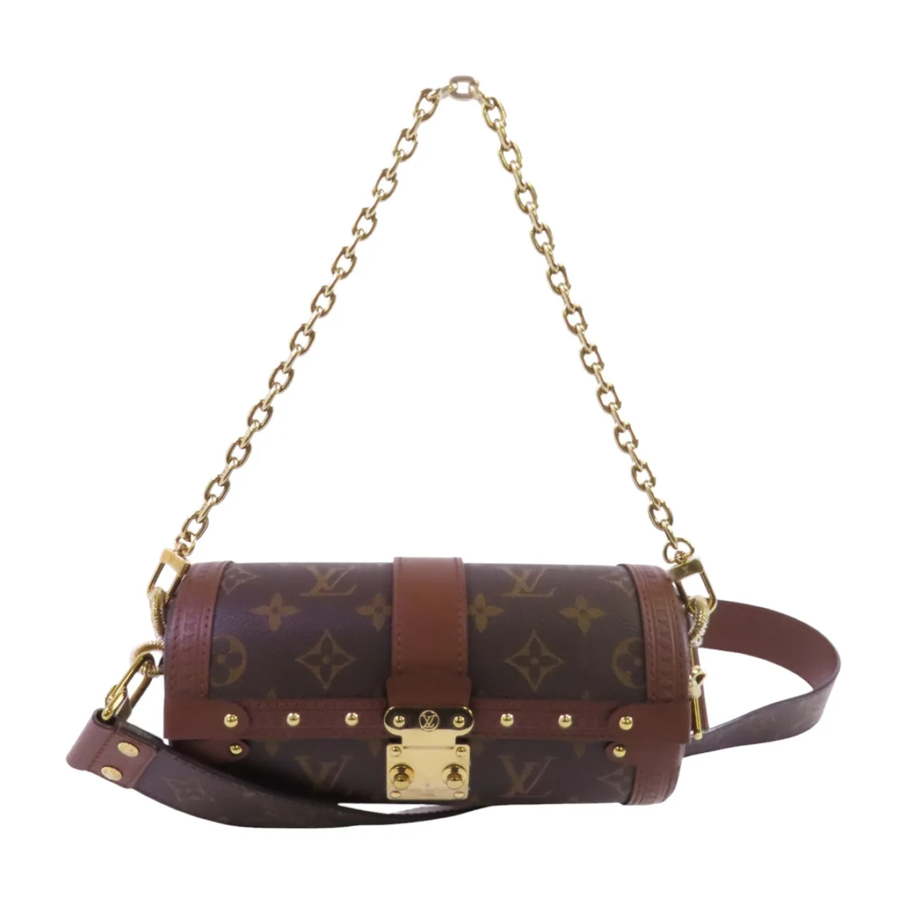 LOUIS VUITTON Papillon M57835 兩用包 塗層帆布