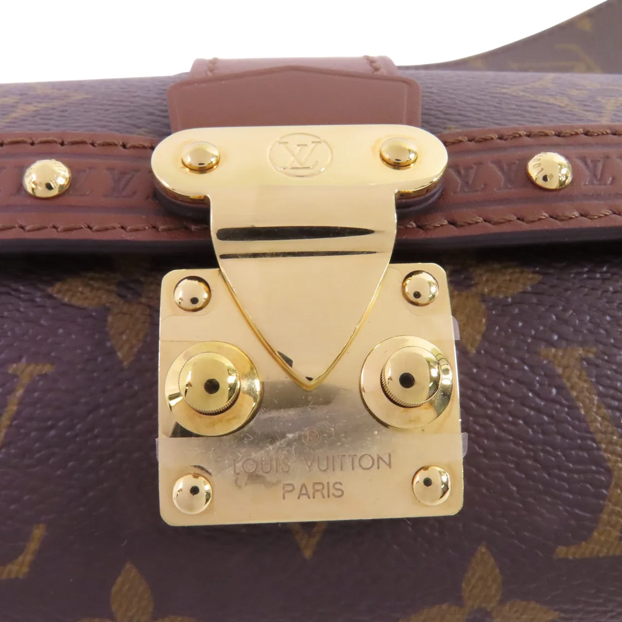 LOUIS VUITTON Papillon M57835 兩用包 塗層帆布 棕色 / Brown 塗層帆布 中古品A - 縮圖 8
